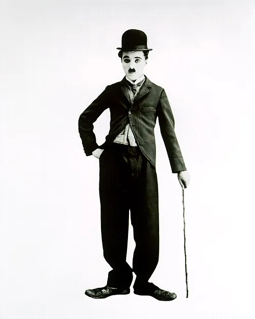 1 Chaplin Portrait of Charlie Chaplin in bowler hat