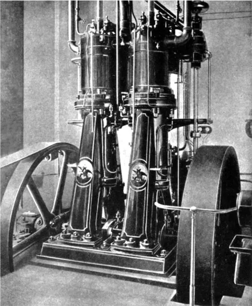 2_erster_Dieselmotor_in_den_USA_gebaut First Diesel engine built in USA 1898